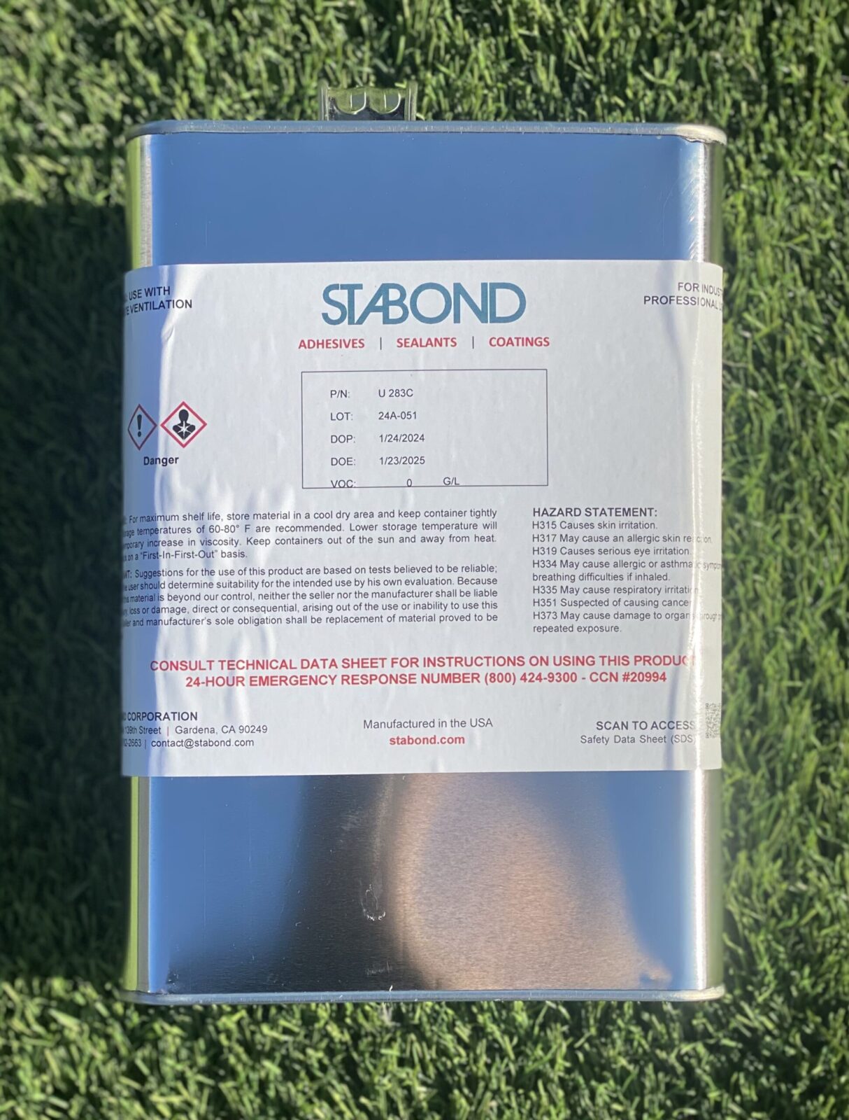 Turf Glue — moisture-cured polyurethane seam adhesive
