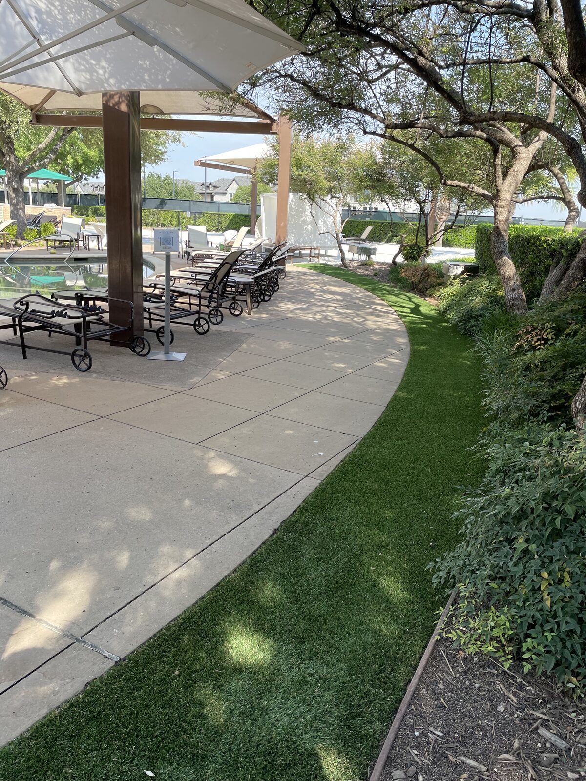 SGS Turf install &mdash; Commercial &middot; Patio