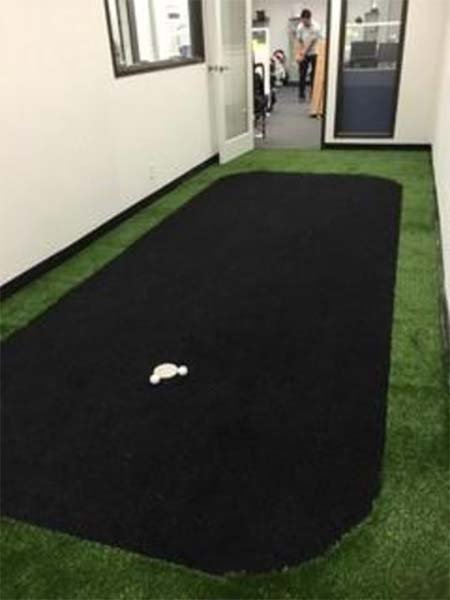 Noir Putt — black putting green install